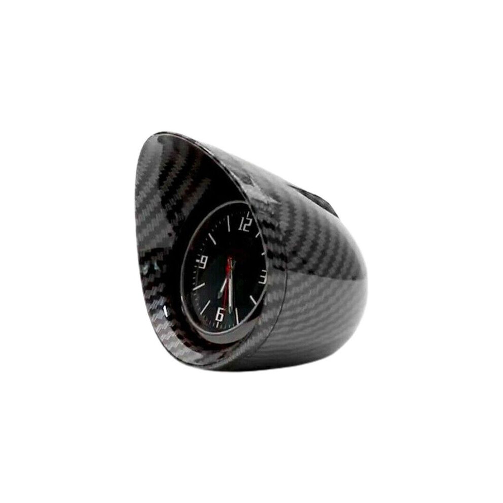 Podofo Dashboard Ornament Clock Suv Carbon Fiber Luminous Electronic Quartz Watch Car Decor Accessories 9036185773485