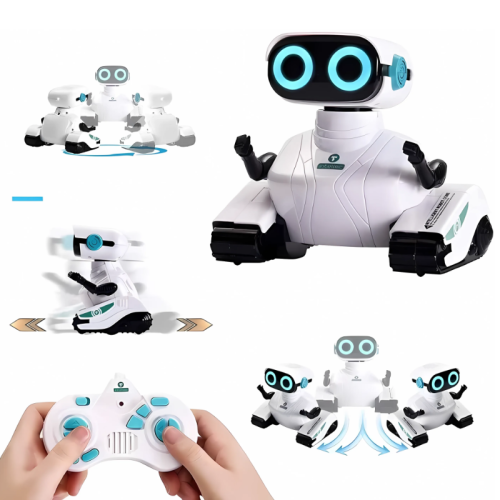 Smart Robots Emo Robot Dance Voice Command Touch Control Singing Dancing Talkking Interactive Toy Gift for Kids  maxp 2