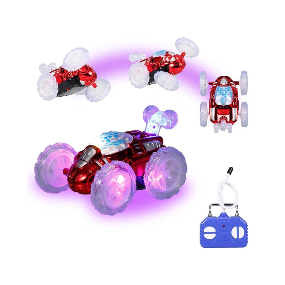 Photos - Parts for Drones & RC models MAXPOWER Remote Control Stunt Car RC Car Toy with Flashing LED Lights 360 Tumbling for Kids Boys Girls maxp 