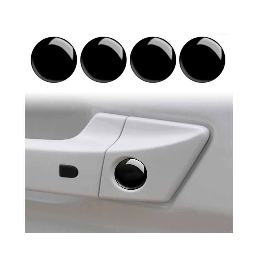 Auto Lock Protection Stickers Car Accessory Car Ignition Keyhole Ring Car Sticker Key Switch Decoration Ring Black 9036185773249