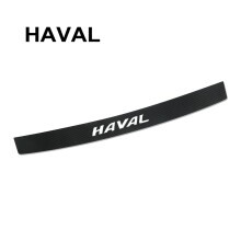 Car Rear Bumper Sticker Auto Accessories Trunk Edge Protector Carbon Fiber Decal compatible for GREAT WALL HAVAL H6 H9 M6 F7 POER WEY STEED