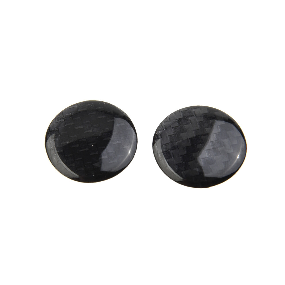 Protection Stickers Keyhole Stickers Car Accessories 4Pcs 20Mm Car Accessories Car Lock Decoration Carbon Fiber 9036185773379