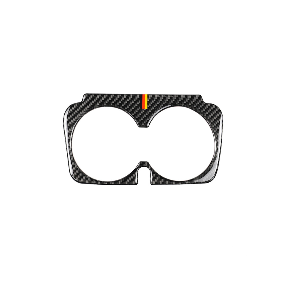 Compatible For Mercedes Benz W205 C Class C180 C200 C300 Glc Accessories Carbon Fiber Cup Holder Frame Trim Stickers 9036185731676