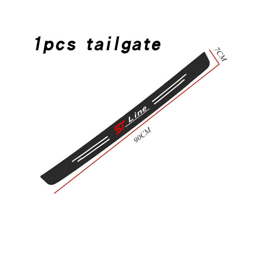 Car Sill Pedal Rear Bumper Protection Stickers Compatible For Compatible Ford St-Line Focus 2 3 Mondeo Ecosport Kuga Mk4 Fiesta Mk3 Accessories 9036185710541