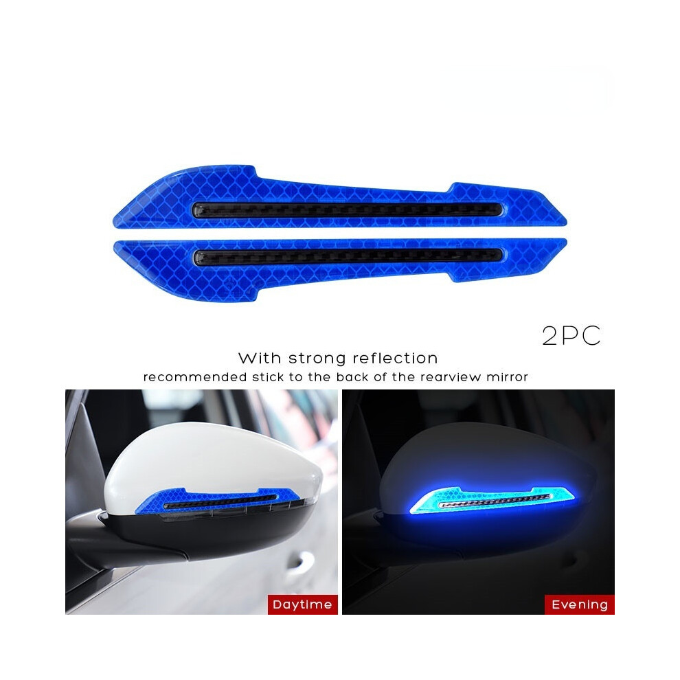 Reflective Stickers Warning Strip Tape Traceless Protective Car Sticker Warn On Car Rearview Mirror Exterior Auto Accessories 9036185762113