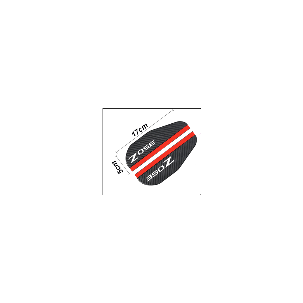 2Pcs Carbon Fiber Rearview Mirror Eyebrow Cover Compatible For Nissan 350Z 370Z Auto Accessories 9036185760478