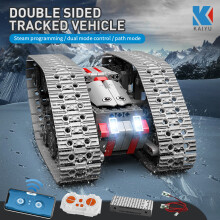 Technical APP Remote Control Double-sided Tank K96129 Chain Vehicle Bricks Building Blocks Programming Toys For Boys Moc Gift maxp