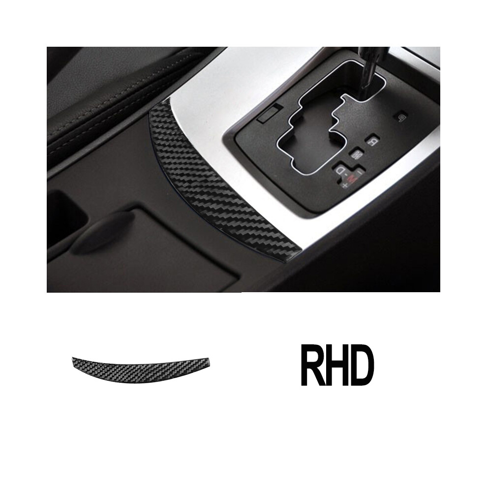 Lhd Rhd Carbon Fiber Gear Shift Cover Car Sticker Compatible For Mazda 3 Axela 2010 2011 2012 2013 Car Accessories 9036185763745