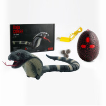 RC Snake Realistic Snake Toys Infrared Receiver Electric Simulated Animal Cobra Viper Toy Joke Trick Mischief For Kids Halloween maxp