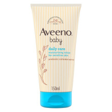 Aveeno Baby Daily Care Face & Body Moisturizing Lotion 150 mL | Gentle, Hydrating Lotion for Soft & Smooth Baby Skin