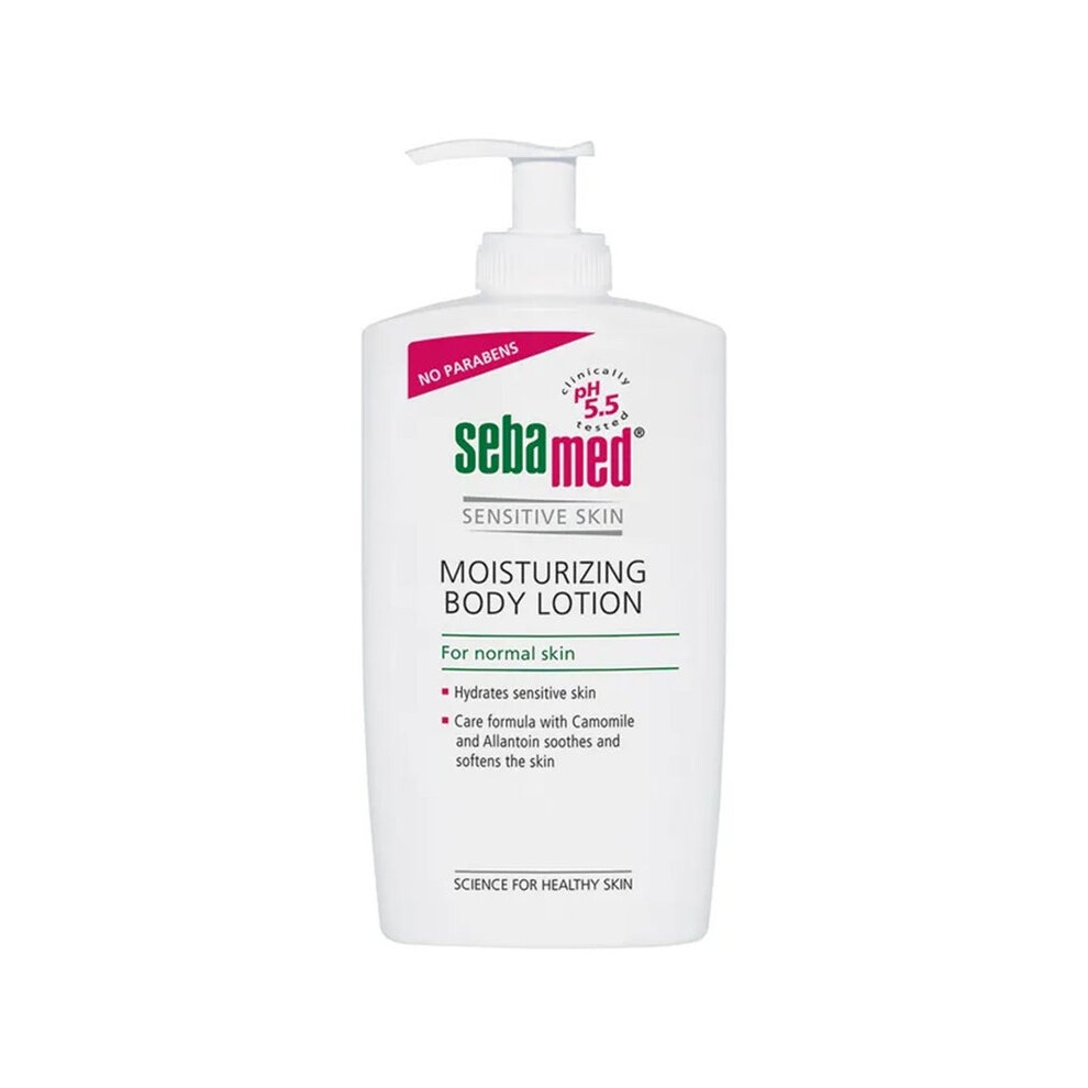 Sebamed Sensitive Skin Moisturizing Body Lotion for Normal Skin 400 mL | Hydrating, Gentle Lotion for Soft, Smooth Skin