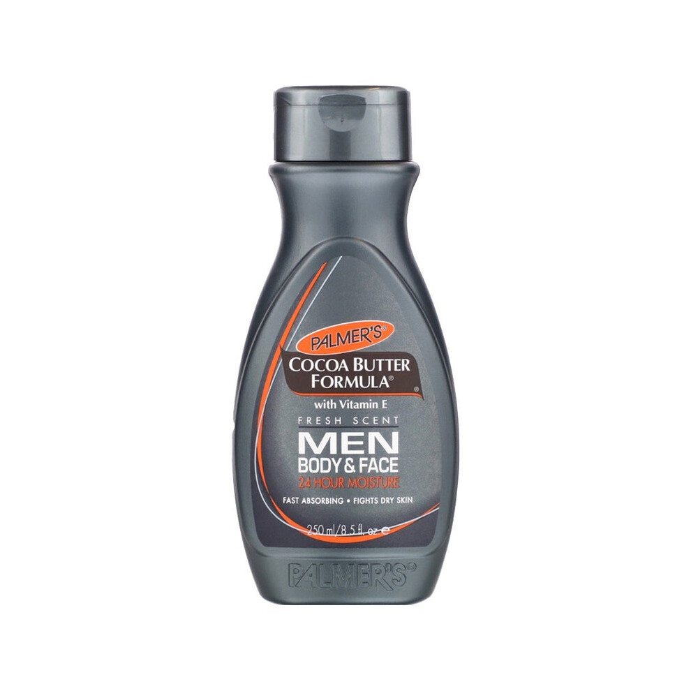 Palmer's Cocoa Butter Formula with Vitamin E Body & Face Lotion for Men 250 mL | Moisturizing, Nourishing Lotion for Smooth, Healthy Skin