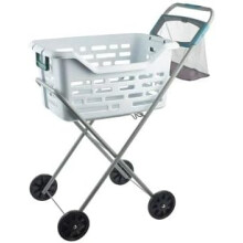 Laundry Basket Trolley – 44cm x 57cm x 91cm H Lightweight Easy To Move Laundry Around
