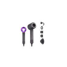 (Purple) 5in1 Hair Dryer Professional Salon Leafless Blower
