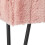 Home Soft Things Σούπερ Μινκ Ψεύτικη Γούνα Ροζ Οθωμανικός Πάγκος, 19" x 13" x 17" 5