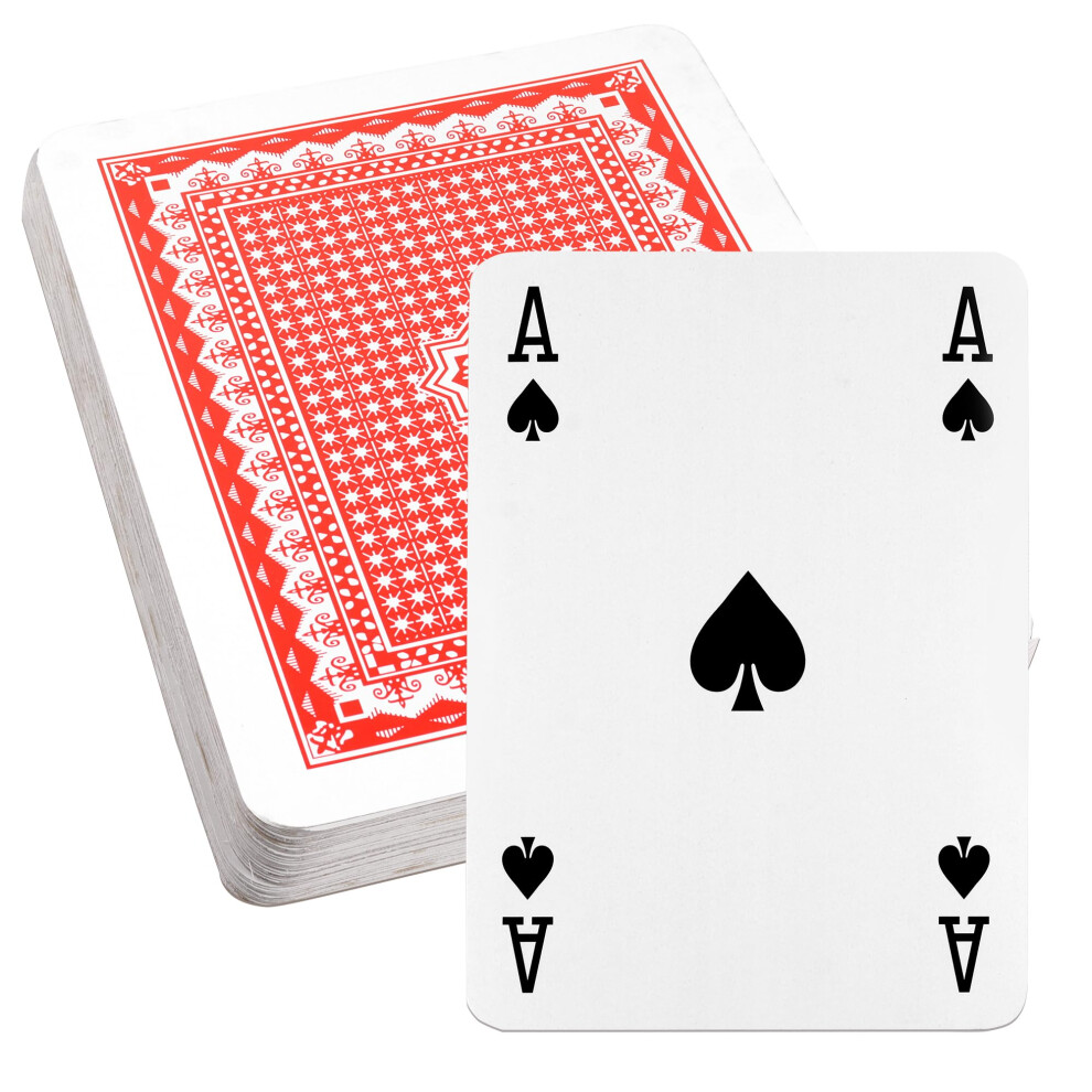 Photos - Board Game GSE Games & Sports Expert 8"" x 11"" Super Jumbo Playing Cards Giant Deck of Playing Cards Oversized Playing Cards Deck Huge