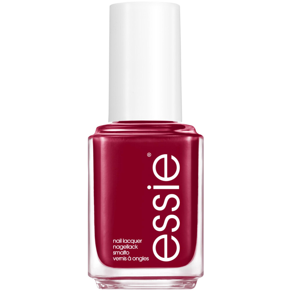 essie Salon-Quality Nail Polish  8-Free Vegan  Burgundy Red  Nailed It  0.46 fl oz