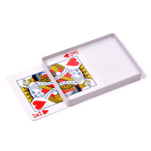 SUMAG Deck Glass Card Omni Deck Ice Bound (Pokerstorlek) Magiska Trick, Kort och Tillbehör