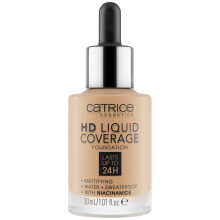 Catrice | Fond de teint liquide HD | Couvrance lev e et naturelle | Ve