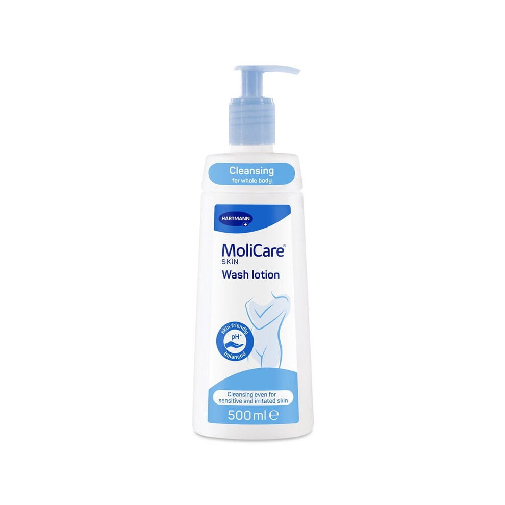 Hartmann MoliCare Skin Wash Cleansing Lotion for Body 500 mL | Gentle, Hydrating Cleansing Lotion for Sensitive Skin