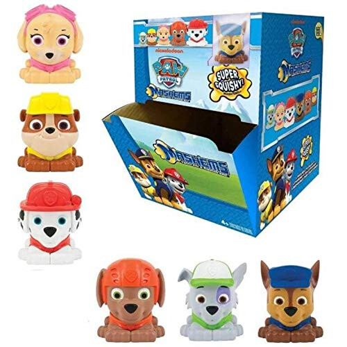 Mash'Ems - Paw Patrol 4 Pack (4 Blind Capsules Per Order) Squishy Coll
