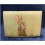 (Rabbit) Small Printed Linen Country Theme Padded Footstool 5