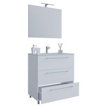(Single Basin, Has Drawers) 3-piece wash place washbasin Badinos 3SP