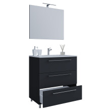 (Single Basin, Has Drawers) 3-piece wash place washbasin Badinos 3SP