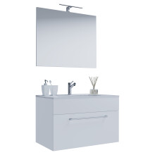 (Single Basin, Has Drawers) 3-piece wash place washbasin Badinos SP