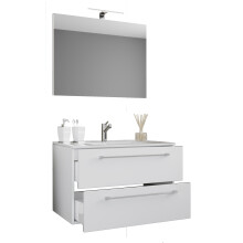 (Single Basin, Has Drawers) 3-piece wash place washbasin Badinos SP