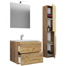(Single Basin, Has Doors) 4-piece wash place washbasin Badinos SP