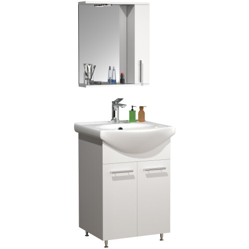 (Single Basin, Has Doors) 3-piece wash place washbasin Lisalo M