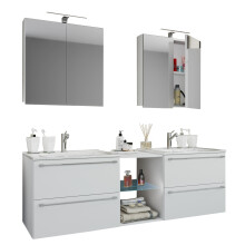 (Single Basin, Has Drawers) 3-piece wash place washbasin Badinos XXL