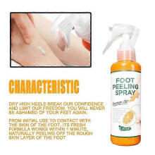 Foot Peeling Spray Natural Orange Essence Pedicure Hands Dead Skin Exfoliator Mask Foot Spa Repair Health Foot Care Tool 100g