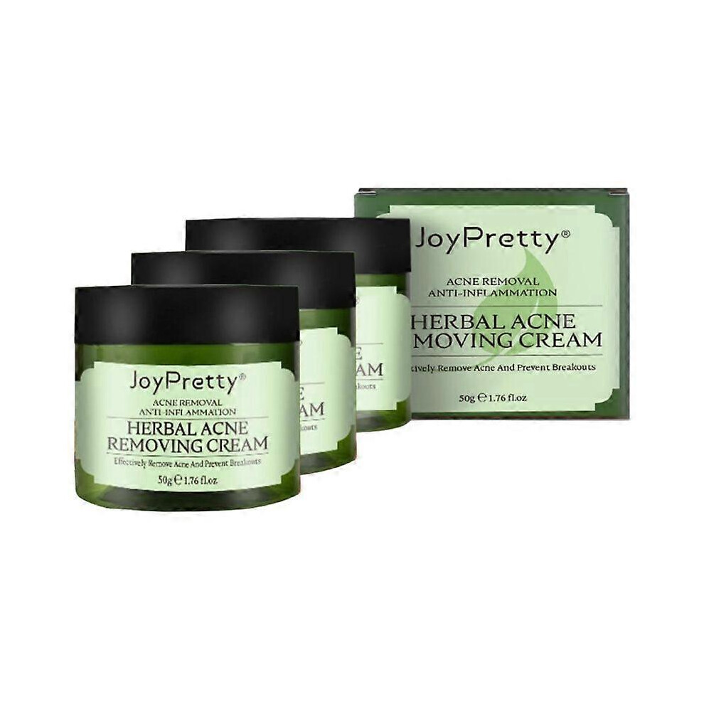 3Pcs JoyPretty Herbal Acne Removal Face Cream Against Pimple Remover Ance Treatment Anti Ance Moisturizing Repair Damage Skin Care