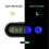 Car Electronic Clock Luminous Thermometer LED Digital Display Dashboard Clock 4