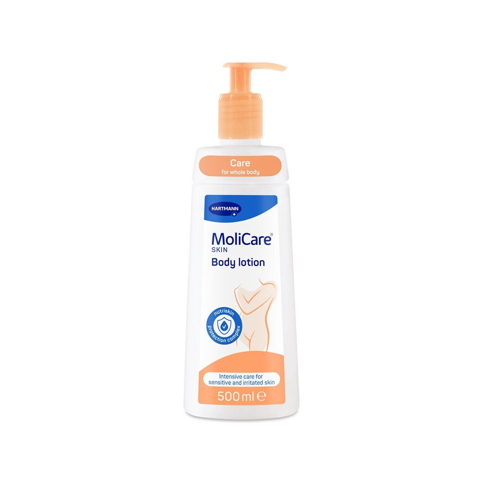 Hartmann MoliCare Skin Body Lotion for Sensitive & Irritated Skin 500 mL | Soothing, Hydrating Lotion for Gentle Skin Care
