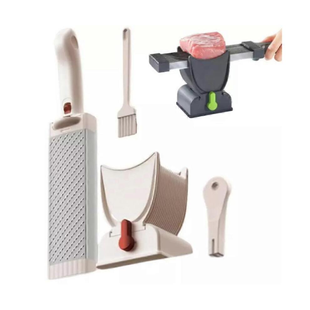 White (White) Quick Slice Meat Cutter, Multifunctional Meat Slicer