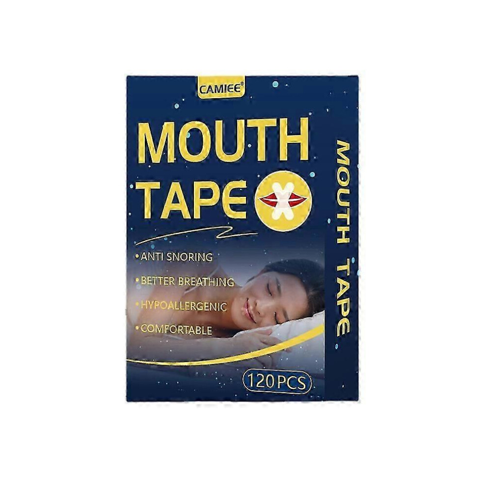 (2 Box) Mouth Tape Sleep for Sleeping, 120Pcs Mouth Plasters and Mouth Tape, Anti Snoring, Mouth Plaster Helps Against Snoring Sleep Tape