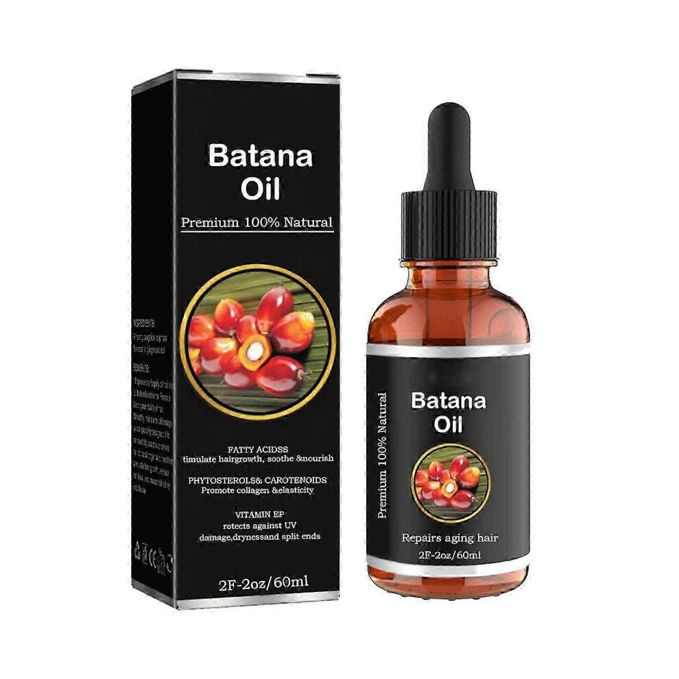(1pcs) Natural 100% Pure Batana Growth Oil Set Anti Break Loss Hair Growth Oil Baldness Treatment For Traction Alopecia Hair Mask
