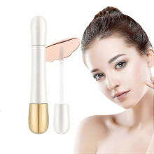 (Color 2) 2-in-1 Foundation Anti-Wrinkle Concealer with Built-in Brush,Long Lasting Waterproof High Coverage Matte Liquid Concealer, Double Head Concealer Brush