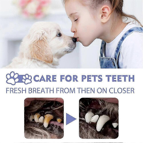 2 PCS 50ml Pets Dog Teeth Cleaning Whitening Spray 2