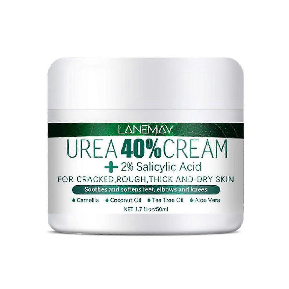 (1PCS) Urea 40% Foot Cream for Dry Cracked Heels, Salicylic Acid Callus Remover, Moisturizes & Rehydrates, Soothes and Softens Thick, Rough Dead and Dry Skin