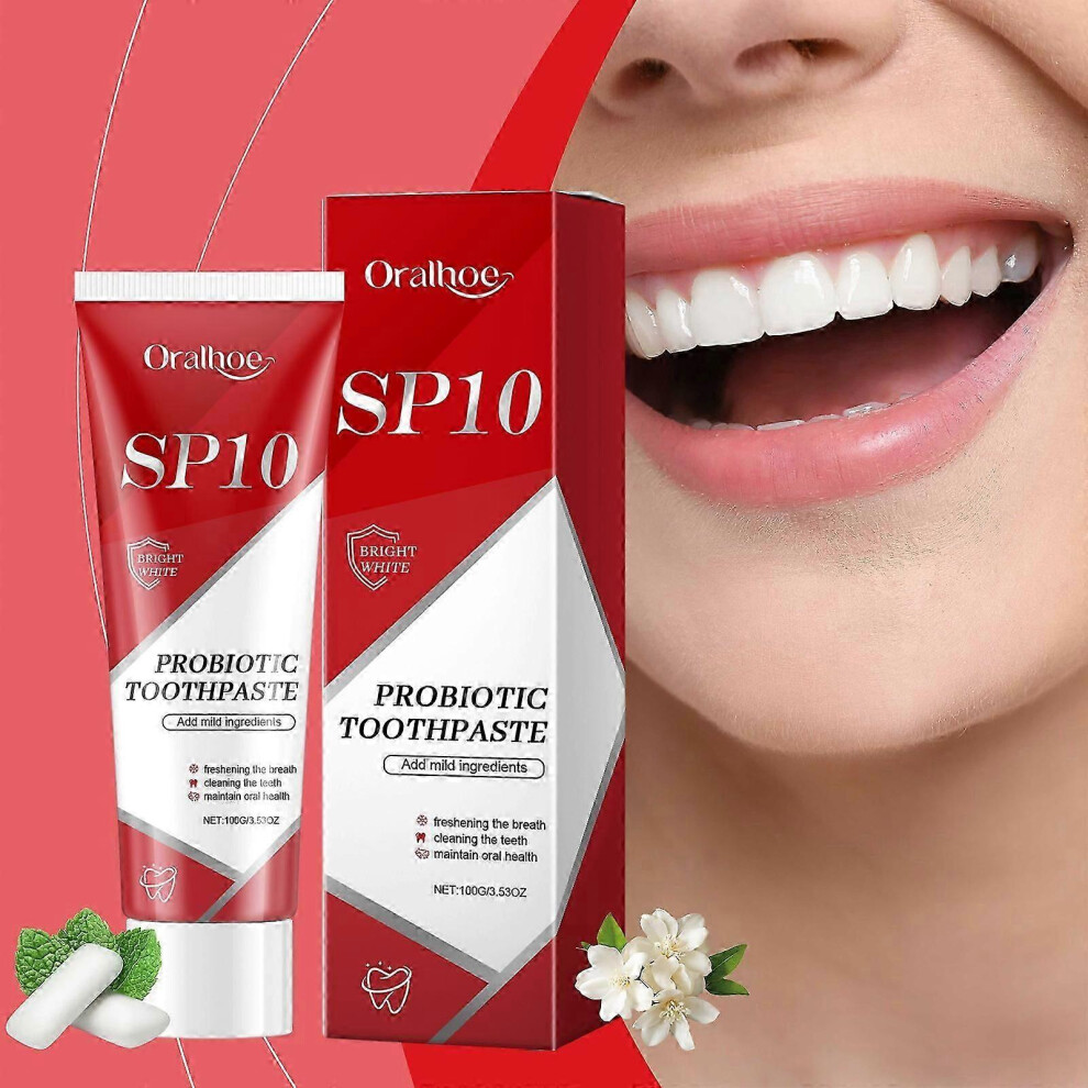 (3Pcs) Sp10 Probiotic Toothpaste, Sp-10 Toothpaste, Super Probiotic Toothpaste Sp-10- Deep Cleaning Care, Fresh Breath Toothpaste