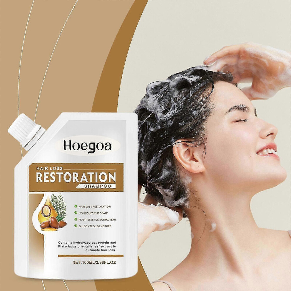 (1pcs) Anti Hair-Loss Shampoo Plant Extract, Hair-Loss Restoration Shampoo, Anti-Hair Fall Promote Hair Growth Shampoo, Oil Control Anti-Dandruff