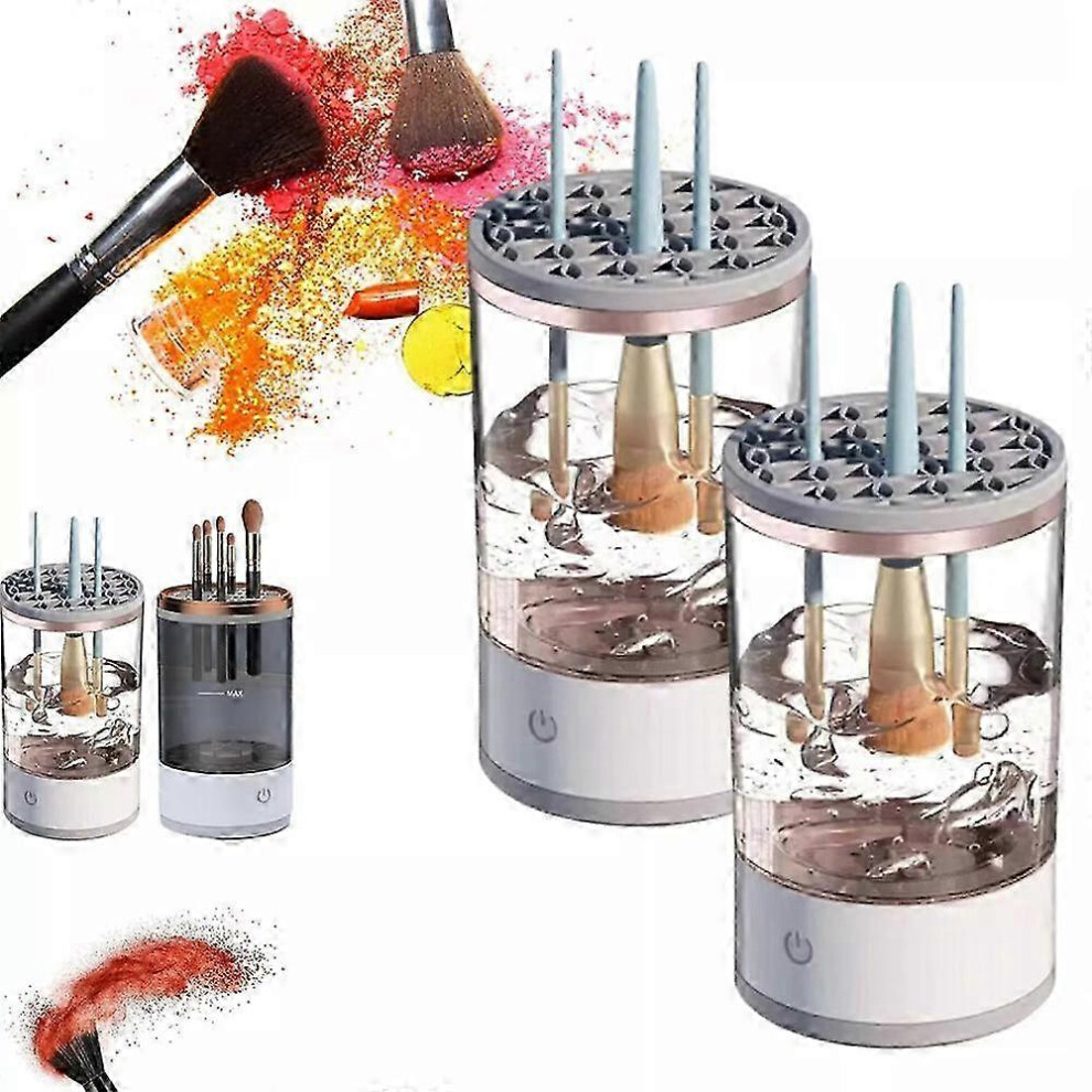 Black (Black) Beauty Swirl Cosmetic Brush Cleaner, The Cozy Luna Brush Cleaner