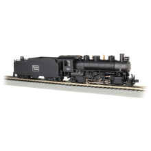Locomotiva a vapore Prairie 2-6-2 con fumo e tender - Boston & Maine n. 1501 - Scala HO