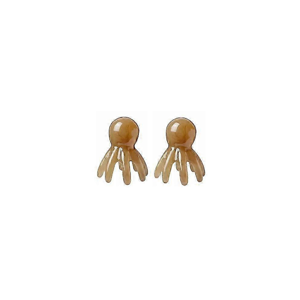 (2 pcs) Octopus Massage Comb Scalp Massager, Wide Tooth Comb Perfect for Acupressure Therapy and Gua Sha