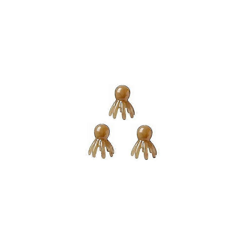 (3 pcs) Octopus Massage Comb Scalp Massager, Wide Tooth Comb Perfect for Acupressure Therapy and Gua Sha