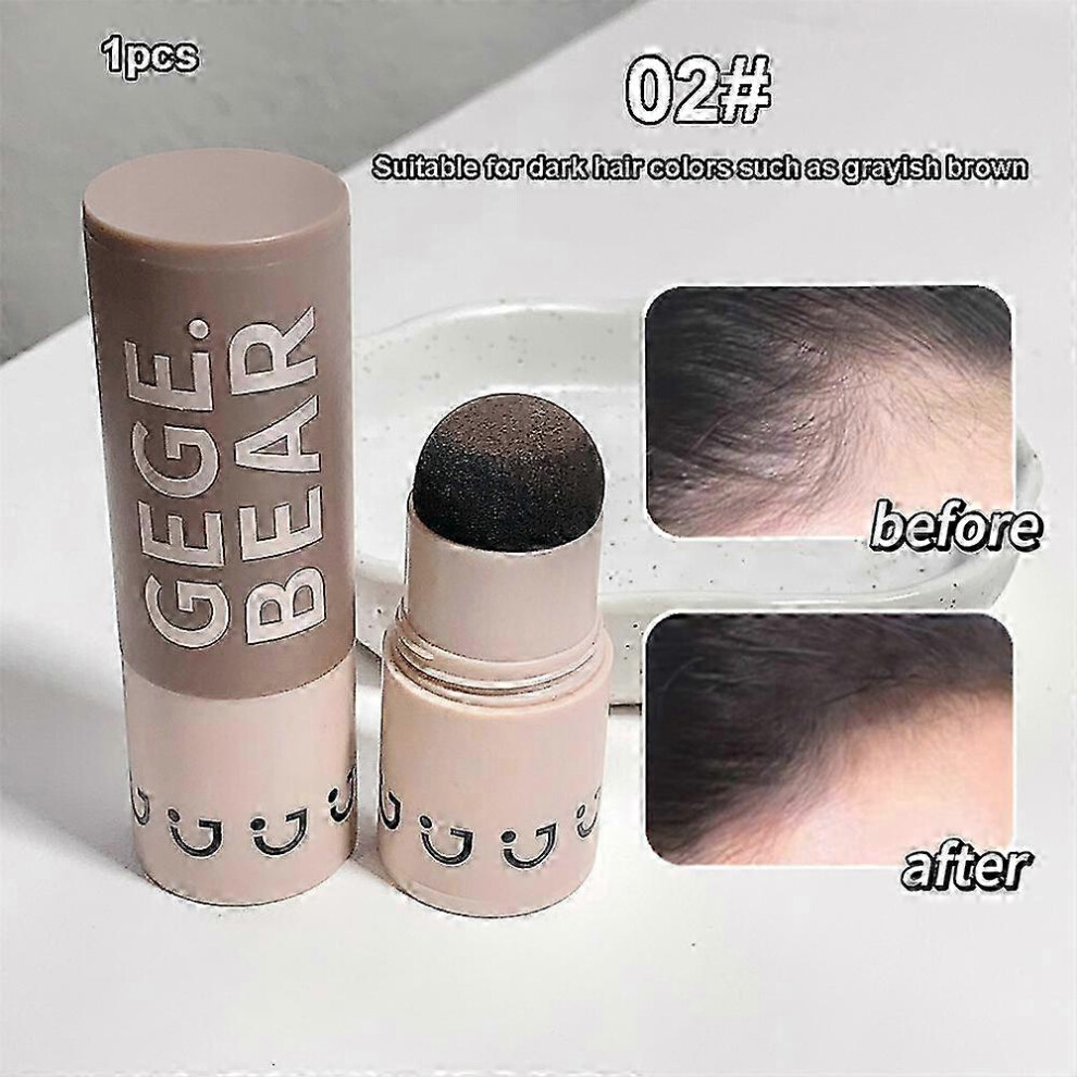 Grey/Brown (1 Pcs, Brown) 1/2Pcs Hair Line Shadow Stick Hairline Filling Powder Waterproof Hair Edge Shadow Fills
